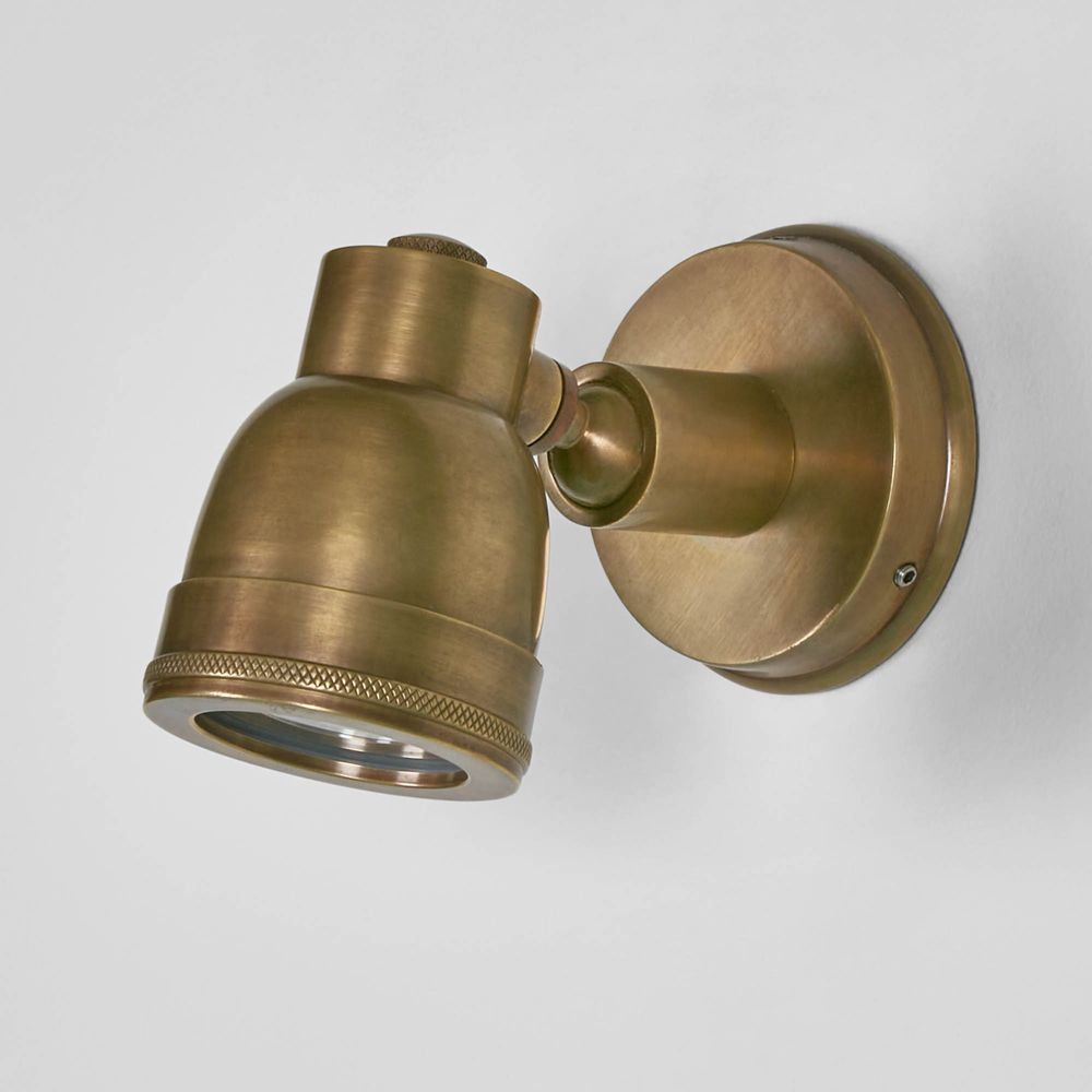 Pasco Outdoor Wall Light Antique Brass