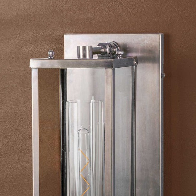 Pavillion Outdoor Wall Light Antique Silver
