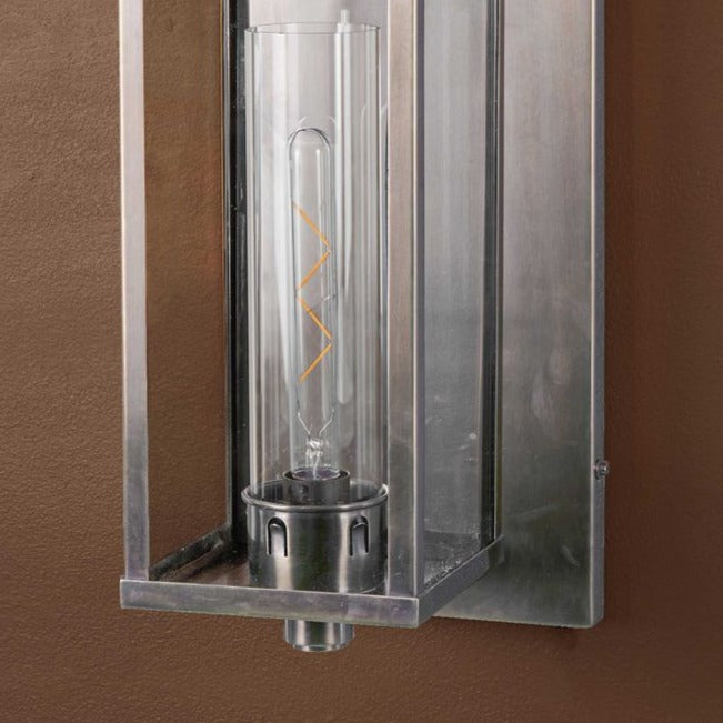 Pavillion Outdoor Wall Light Antique Silver