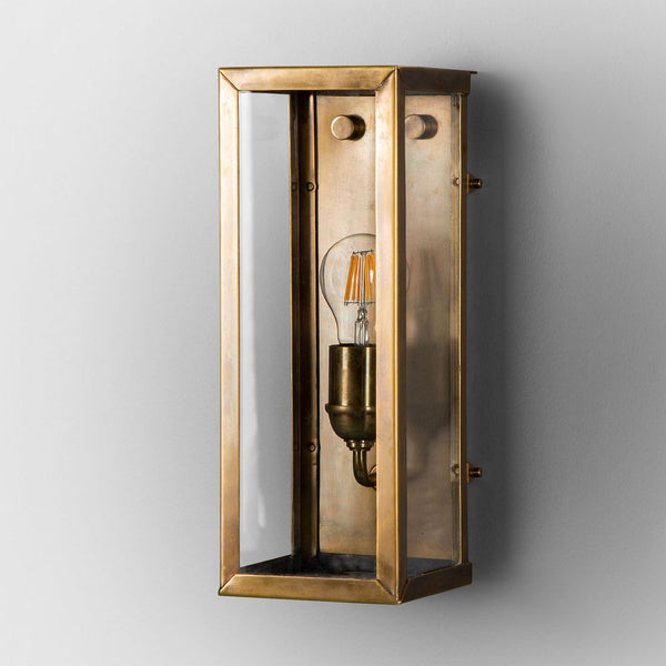 Goodman Outdoor Wall Light Small Antique Brass (SKU ELPIM52204AB)