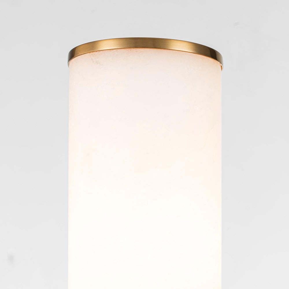 Herman Brass & Alabaster Wall Light