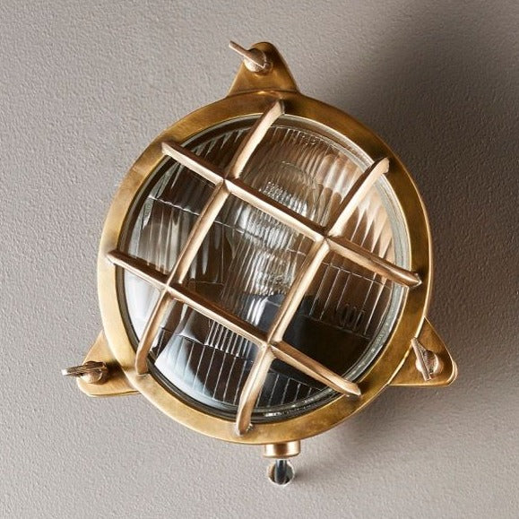 Palmerston Outdoor Wall Light Brass