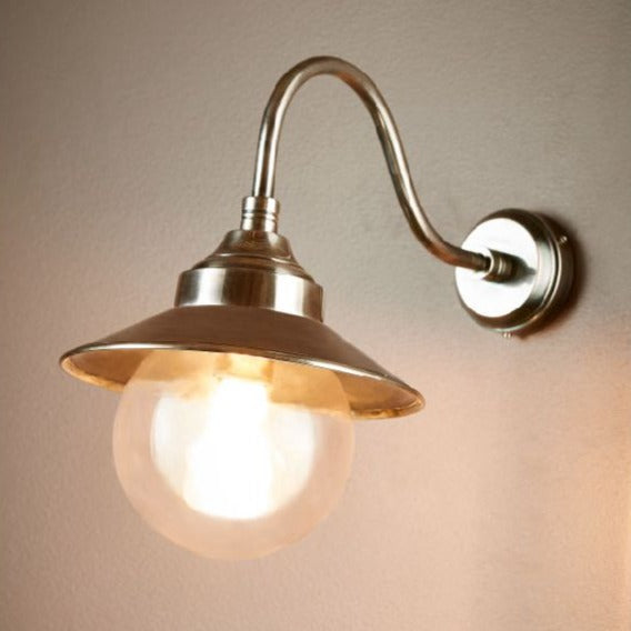 Zermatt Outdoor Wall Light Antique Silver