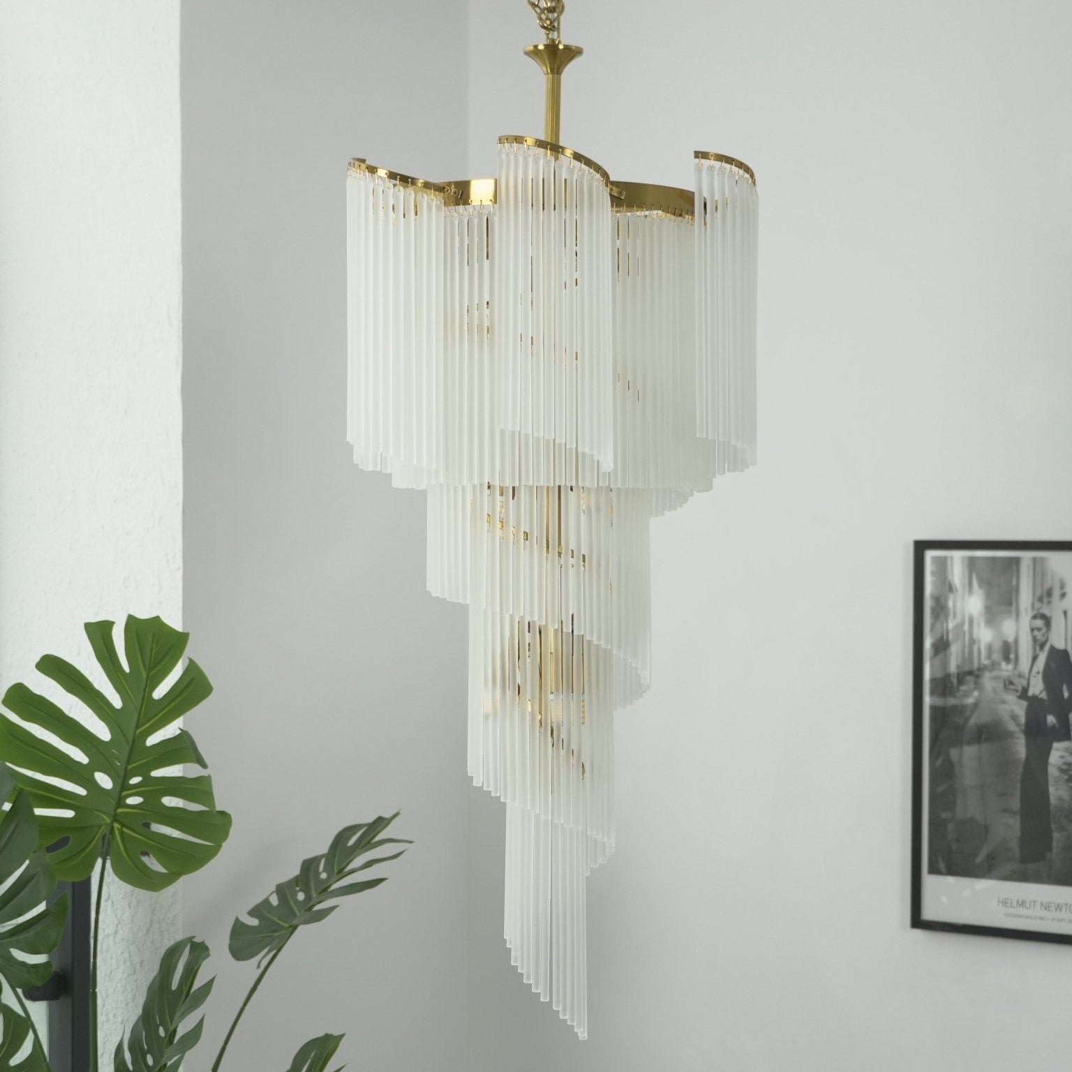 Viviana Murano Cascade Chandelier