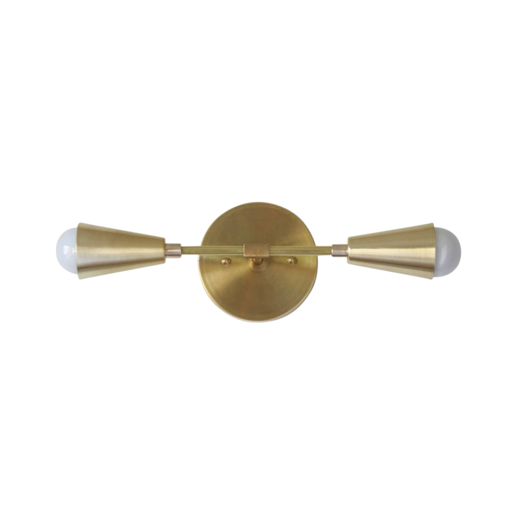 Juno Twin Cone Wall Lamp