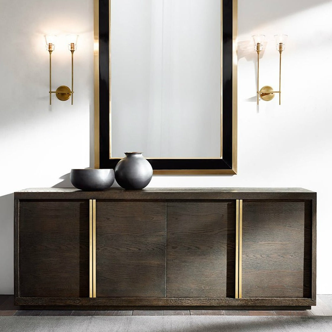 Hailey Twin Column Wall Lamp