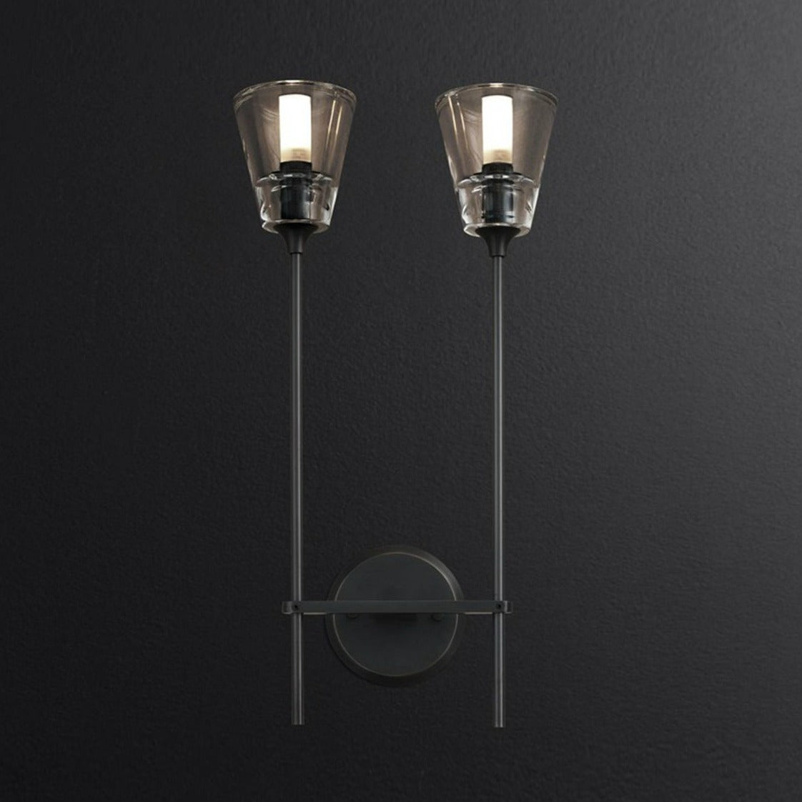 Hailey Twin Column Wall Lamp