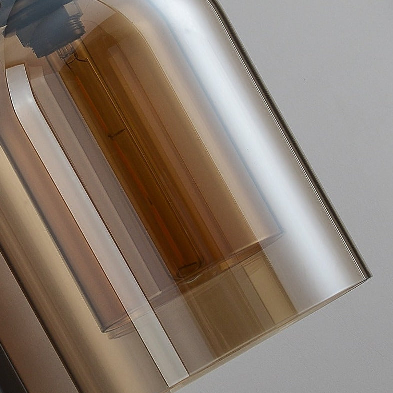 Scarlet Wall Lamp in Amber Glass