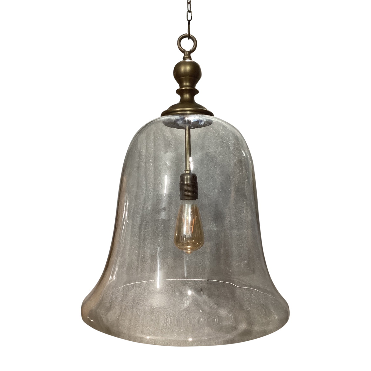 McLaughlin Large Glass Bell-shaped Pendant Lamp
