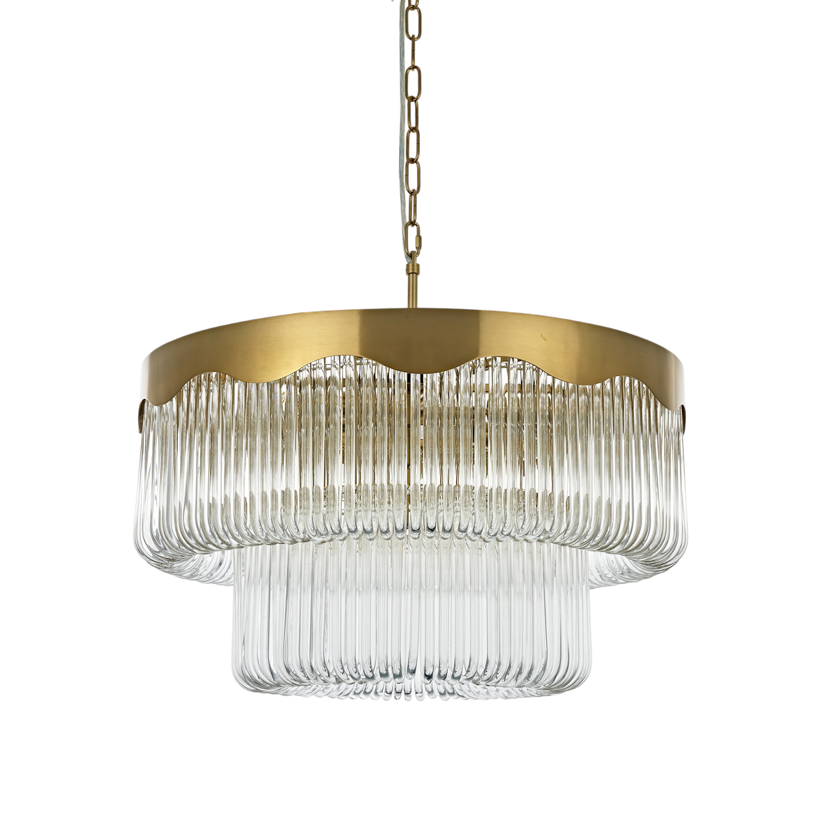 Arabella Glass Rod Chandelier
