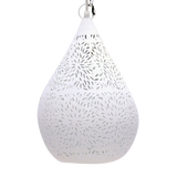 SMITH_SMITHLightingSydneyKovaSmallWhitePerforatedTeardropPendantLampAquariusLamp