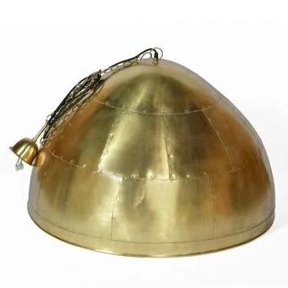 P51 Ceiling Pendant Large Antique Brass
