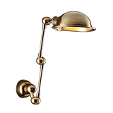 SMITH&SMITH Lighting Sydney Harrison Antique Brass Flexible Arm Sconce Wall Light