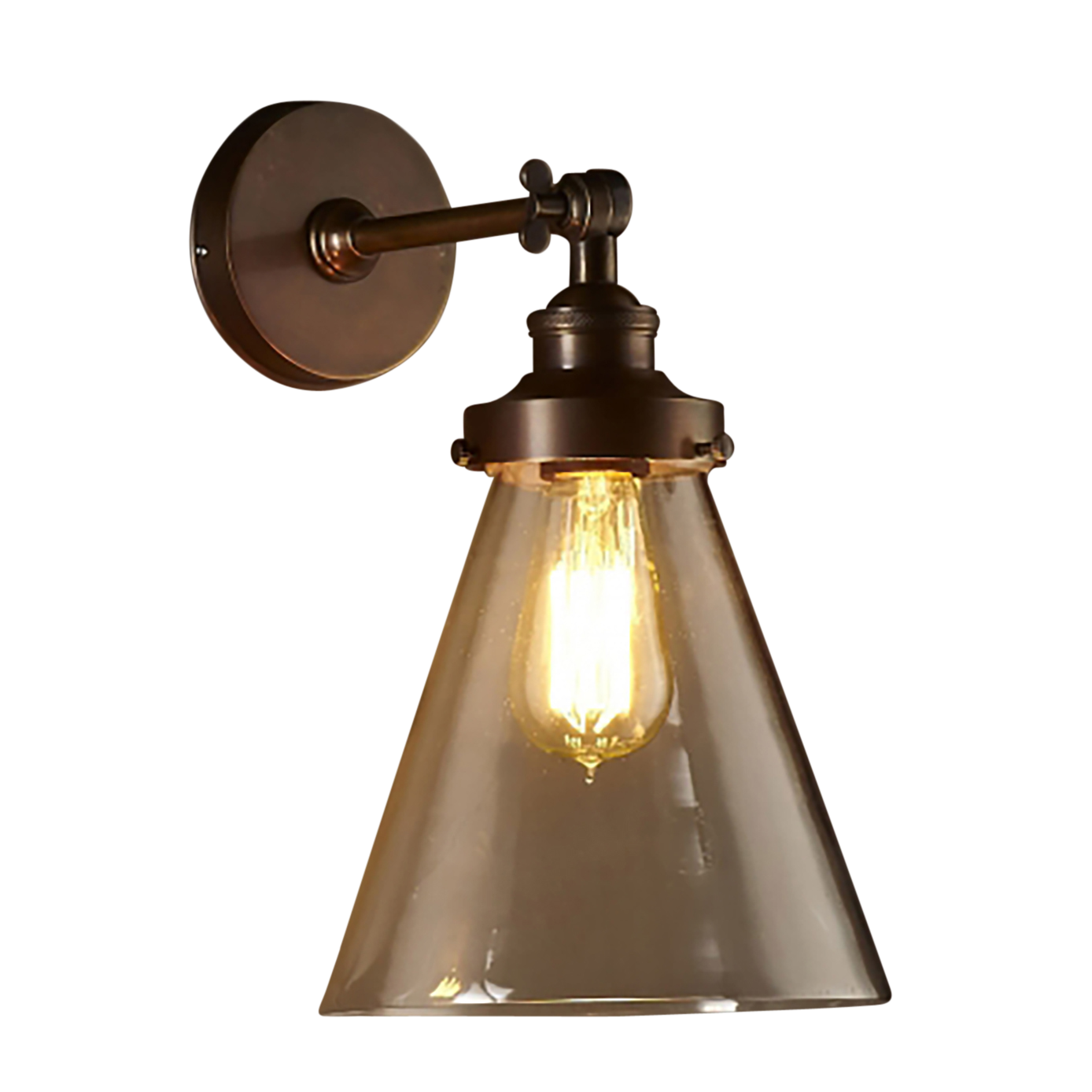 SMITH&SMITH Lighting Sydney Marion Antique Brass Sconce Wall Light Lamp holder view
