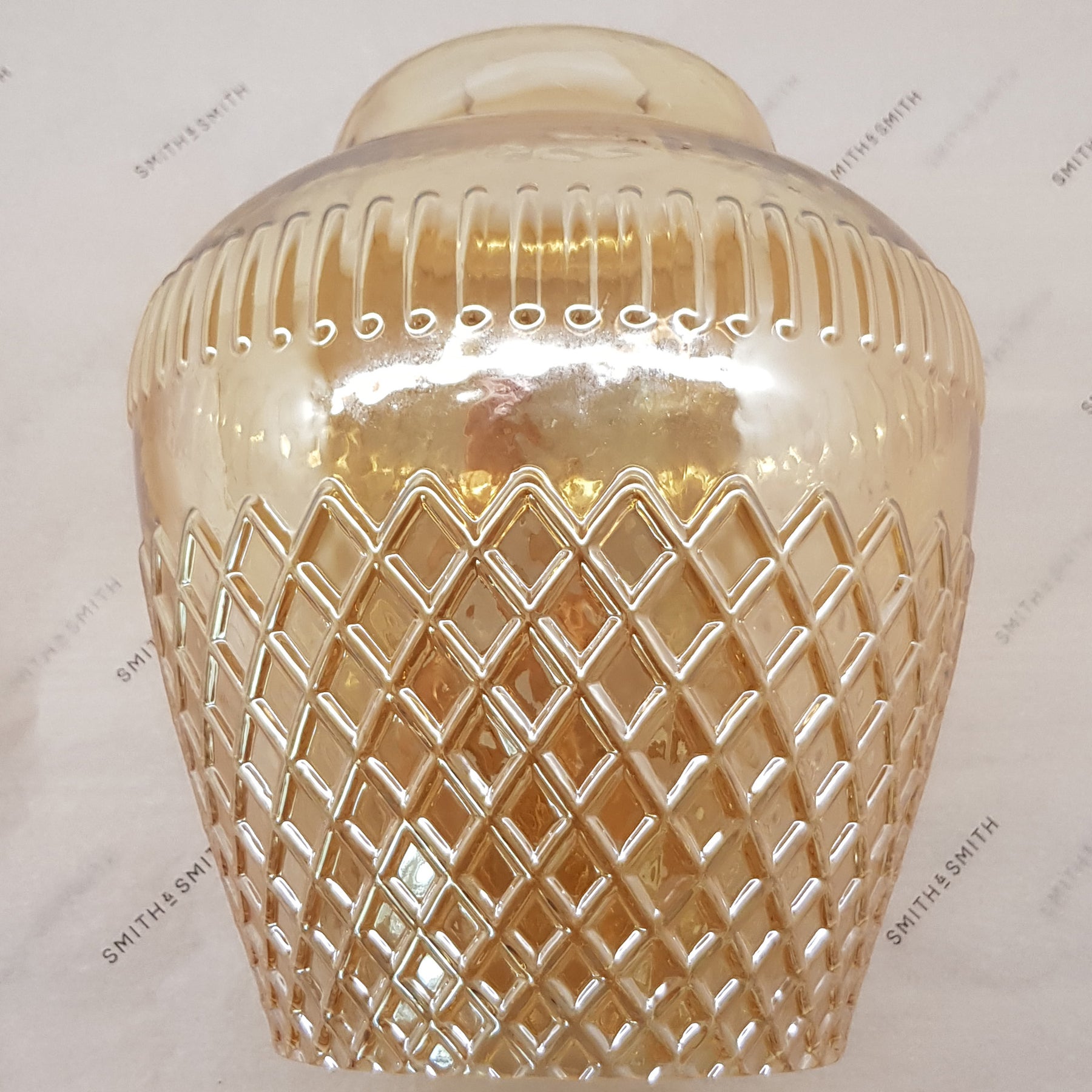 SMITH&SMITH Zarz Amber Glass Pendant Lamp 