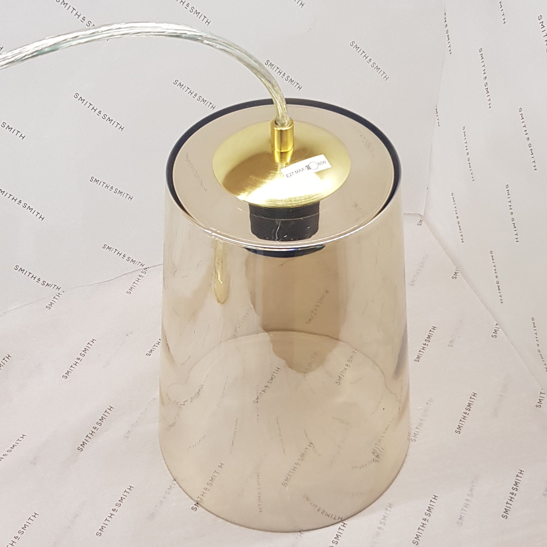 Retropasè Cognac Glass Pendant Lamp