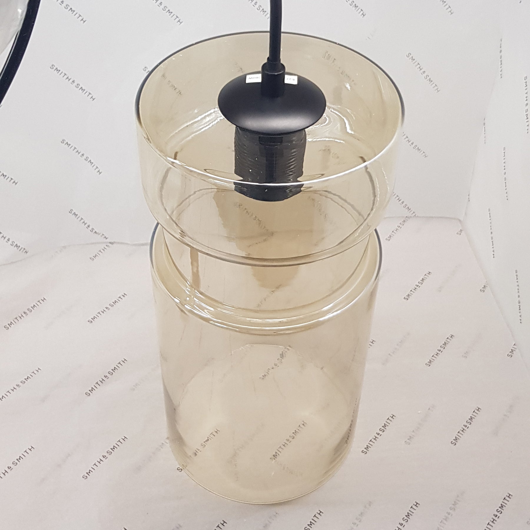 Retropolis Cognac Glass Pendant Lamp
