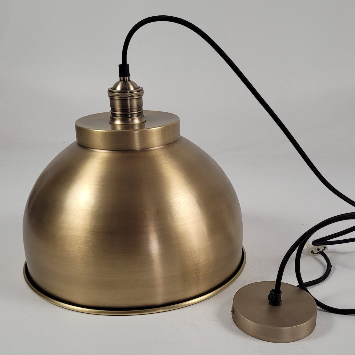 Richmond 13" Brass Dome Pendant Lamp
