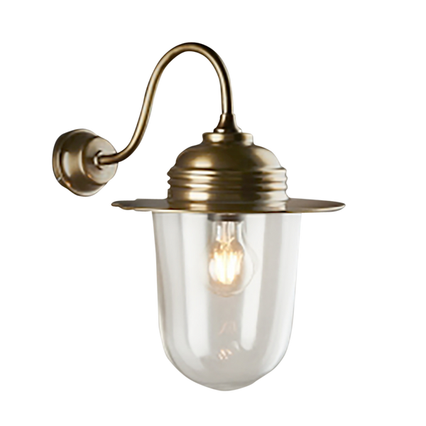 SMITH&SMITH Lighting Sydney Chandler Antique Brass Outdoor Wall Lamp