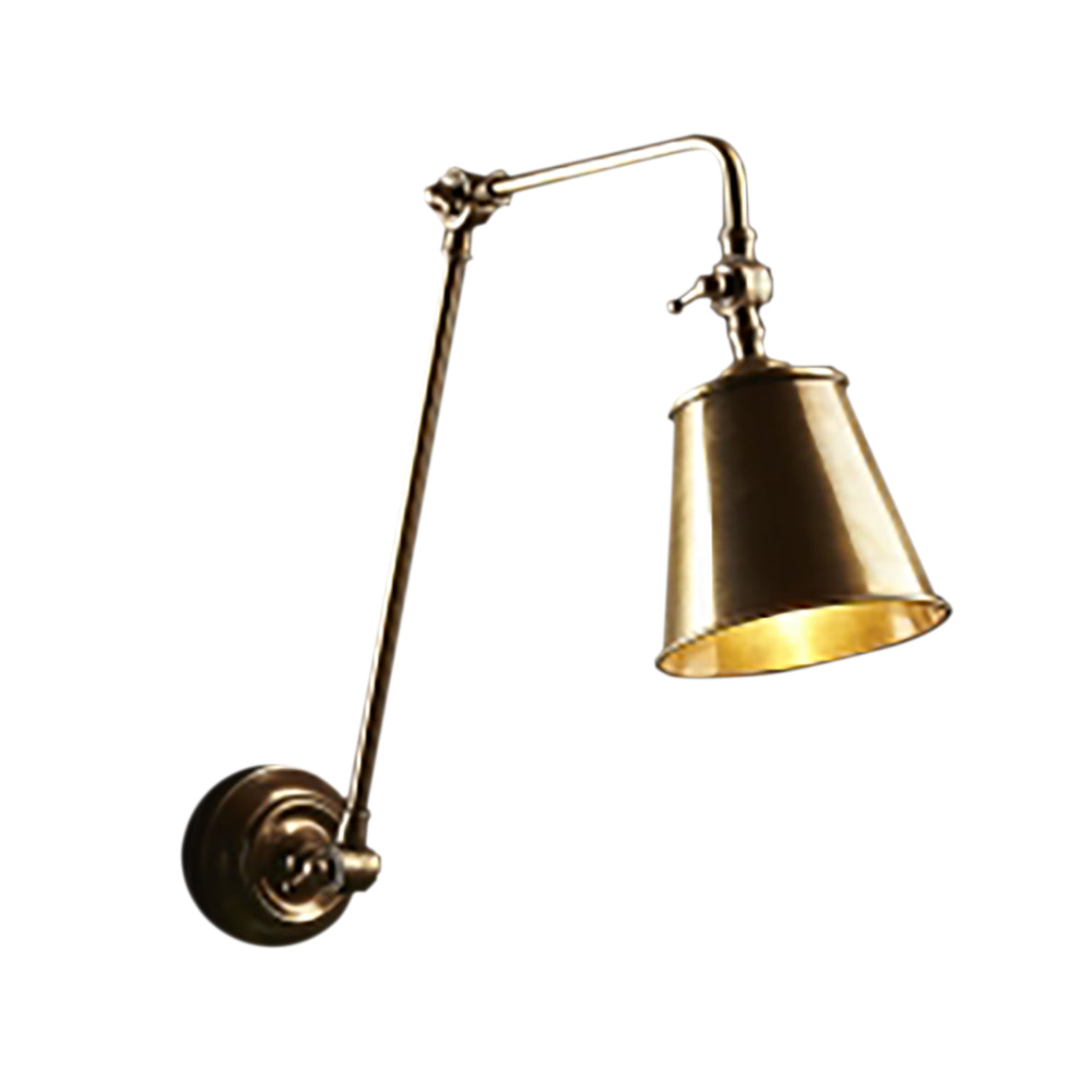 Douglas Solid Brass Flexible Arm Sconce Wall Light