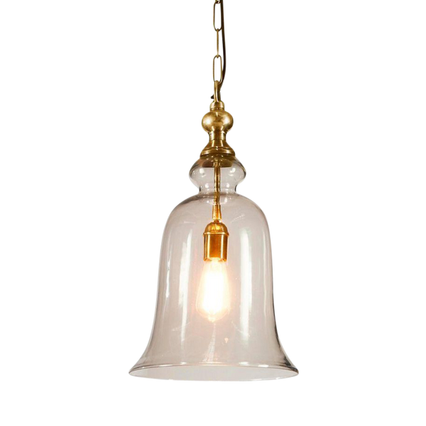 SMITH&SMITH Lighting Sydney Anduze Bell-shaped Clear Glass Pendant Lamp Collection