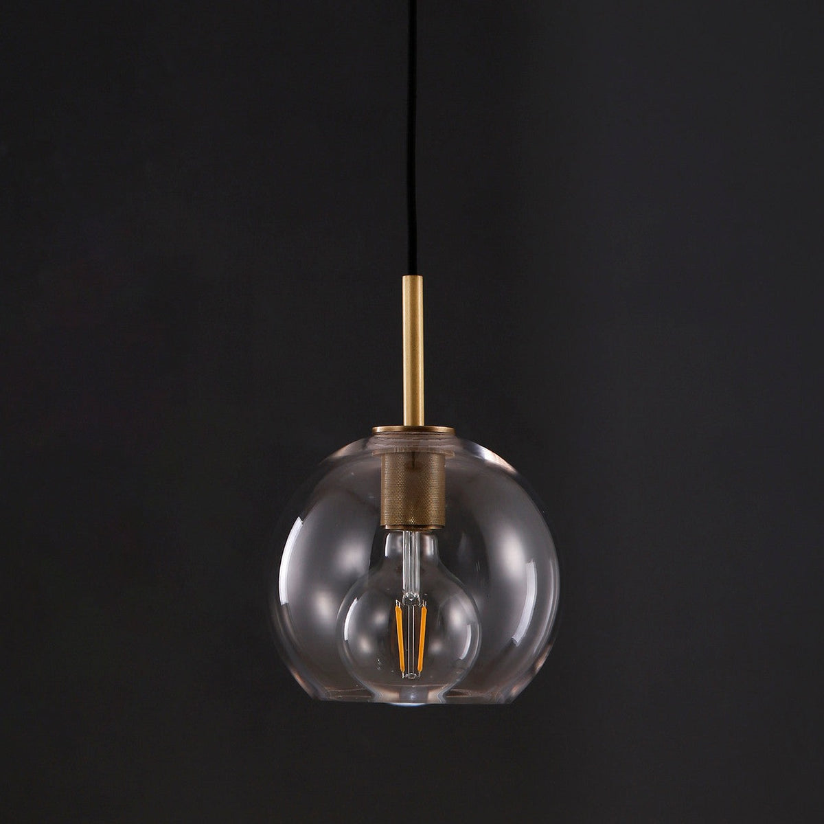 Bloomfield Round Glass Pendant Lamp