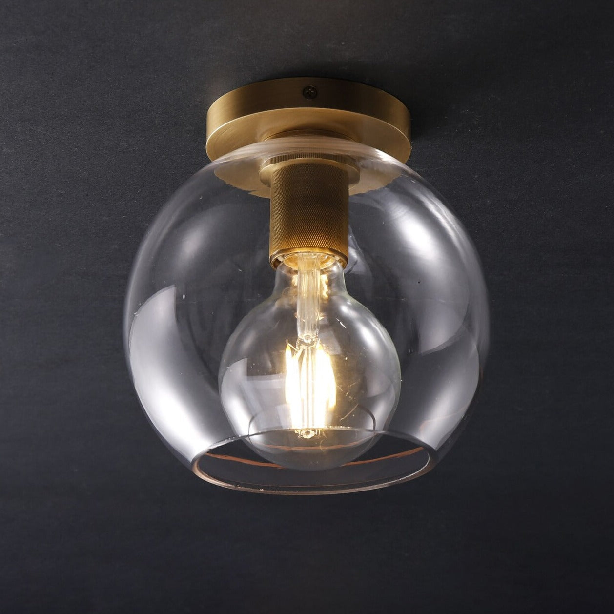 Bloomfield Round Glass Lamp