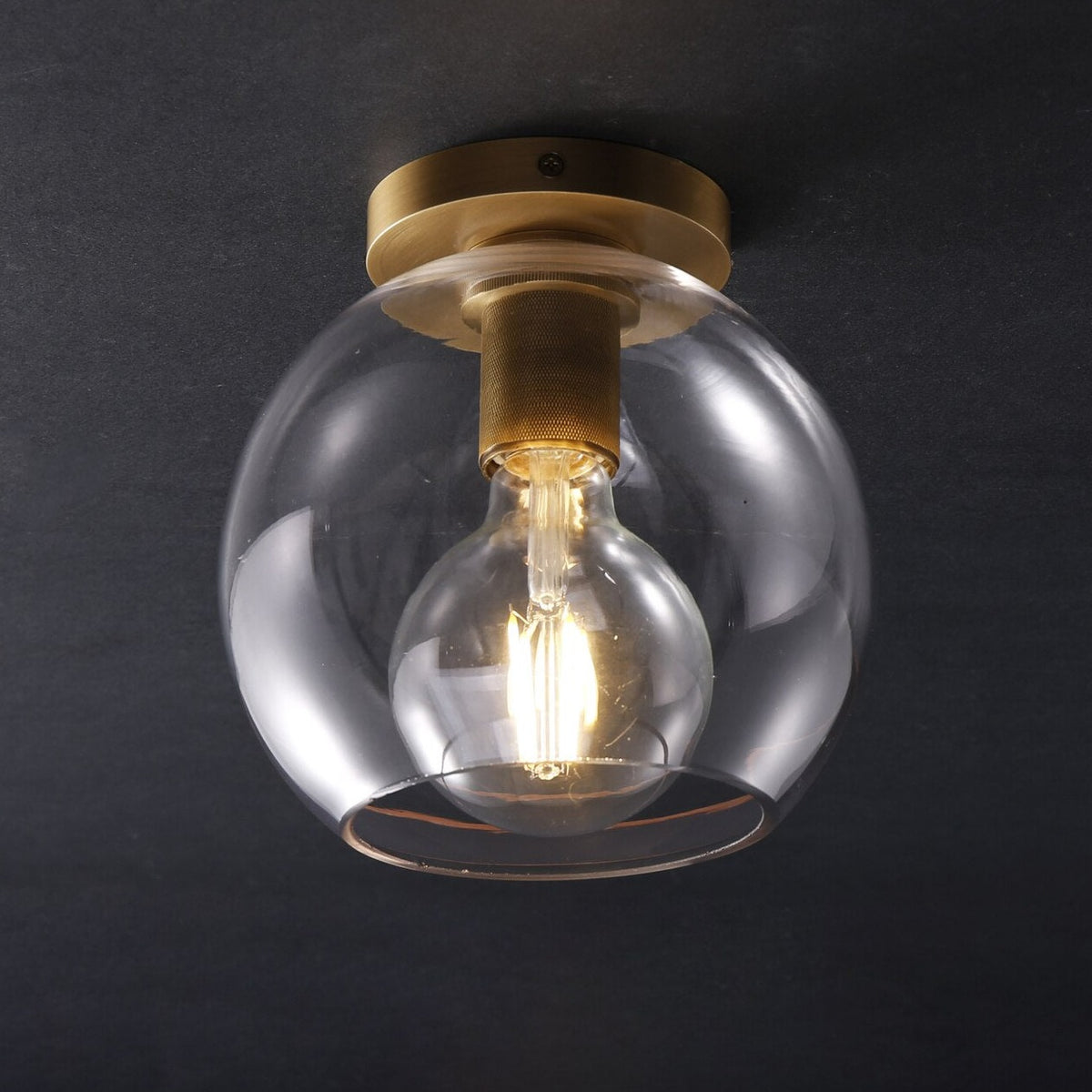 Bloomfield Round Glass Lamp