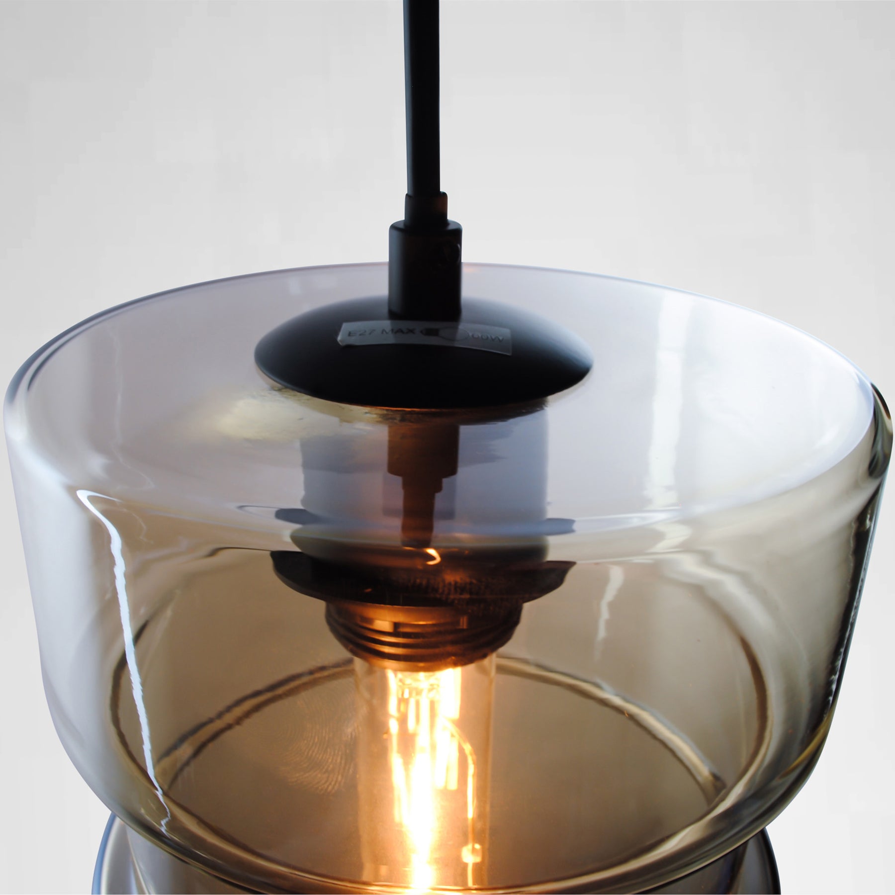 tube pendant light black lamp holder