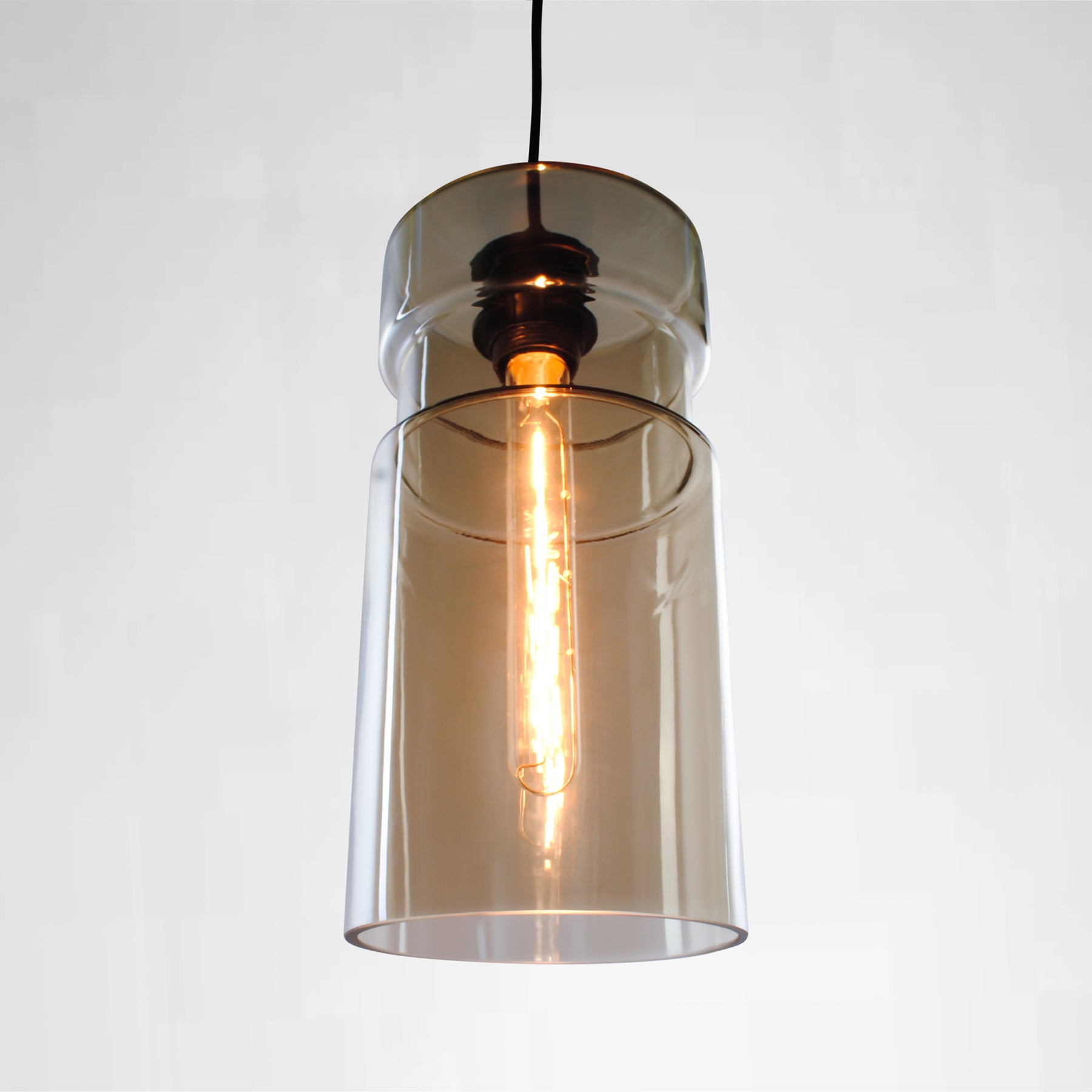 cognac glass cylinder pendant