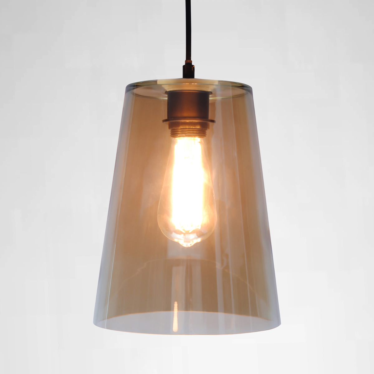 flare shaped pendant cognac glass