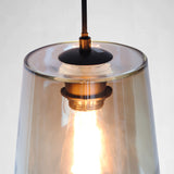 flare shaped pendant black lamp holder