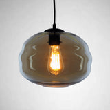 cognac glass pendant light