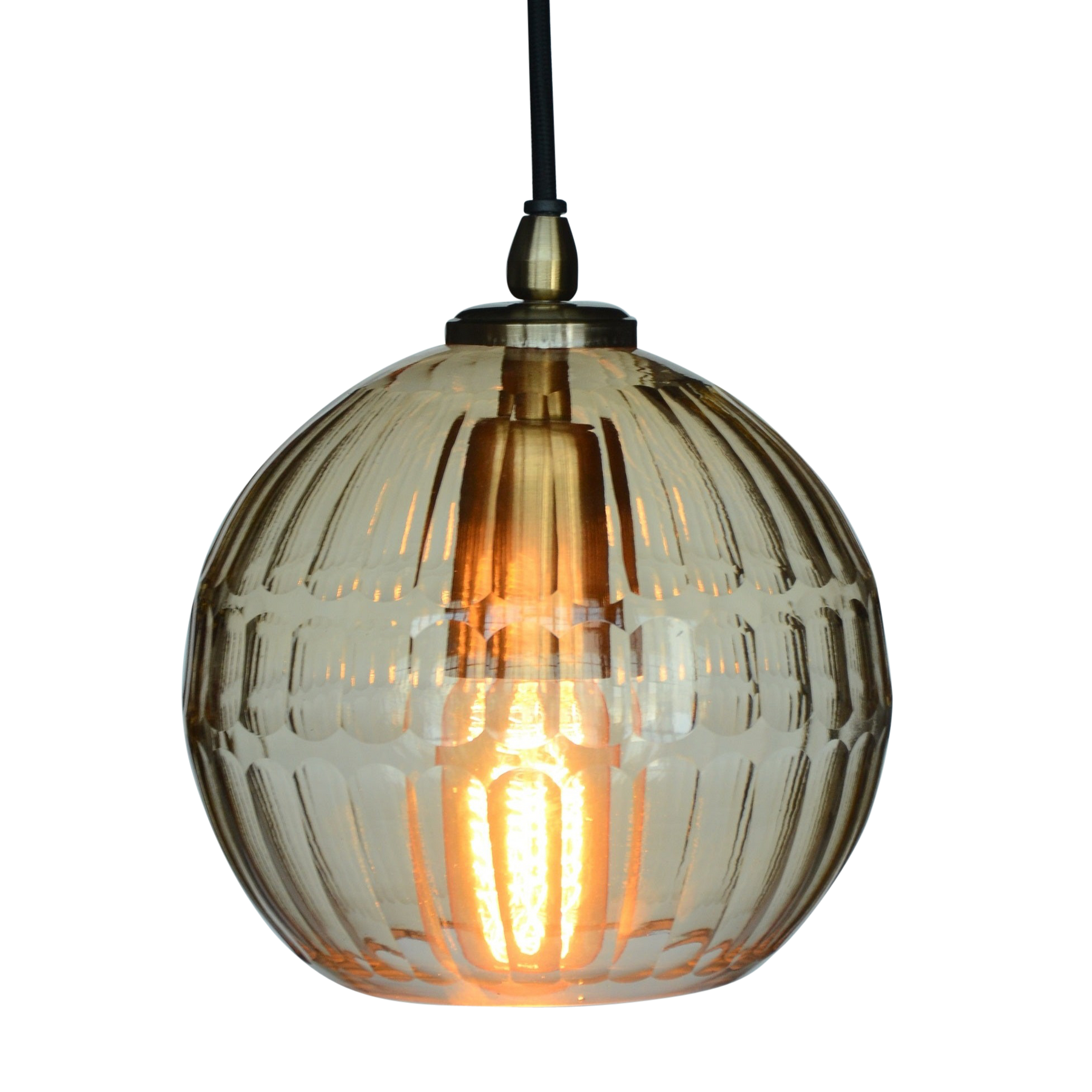 SMITH&SMITH Alice Honeycomb Hand Cut Crystal Glass Pendant Lamp
