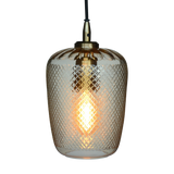 SMITH&SMITH Josephine Diamond Hand Cut Crystal Glass Pendant Lamp