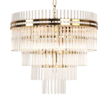 Infinity Chandelier Brass