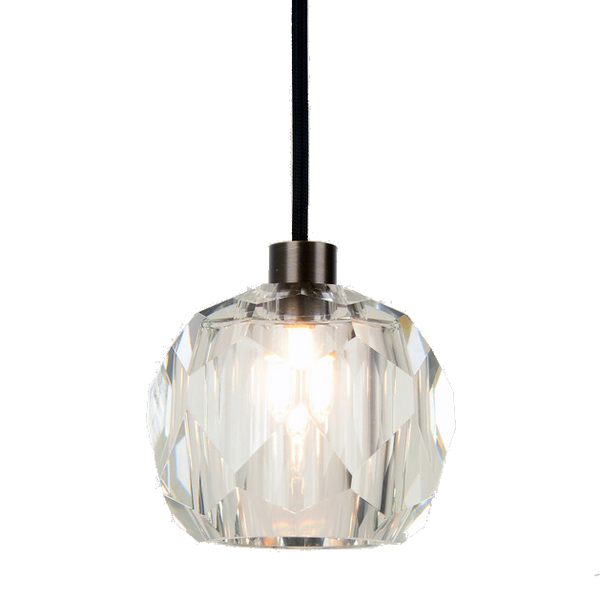 Howarth Crystal and Brass Pendant Lamp