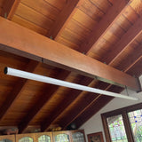 SMITH&SMITH Tanami Round Linear Opal Glass with Black fittings - Sydney 2021 - front side view