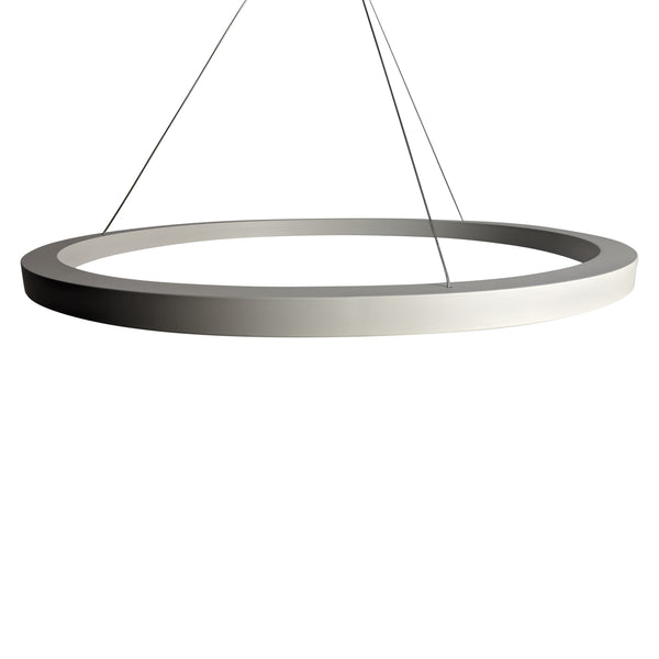 Rotondo LED White Ring Pendant - 600mm