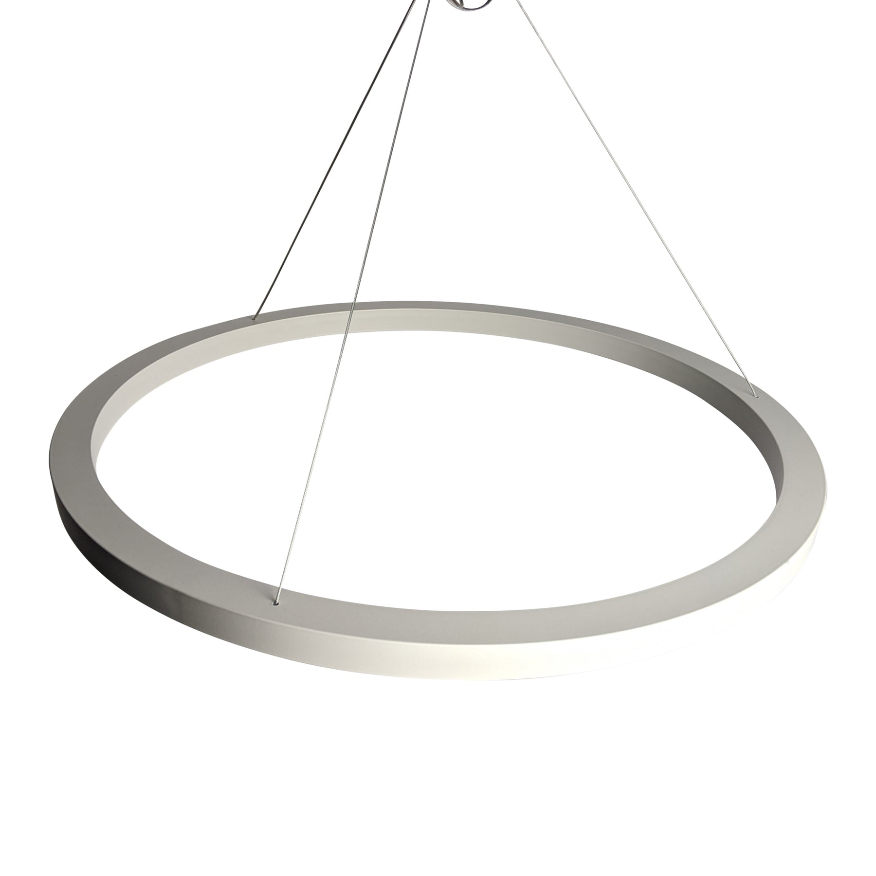 Rotondo LED White Ring Pendant - 400mm