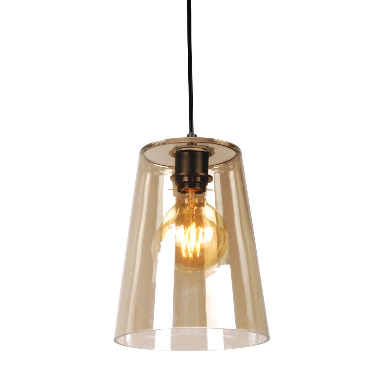 Retropasè Cognac Glass Pendant Lamp