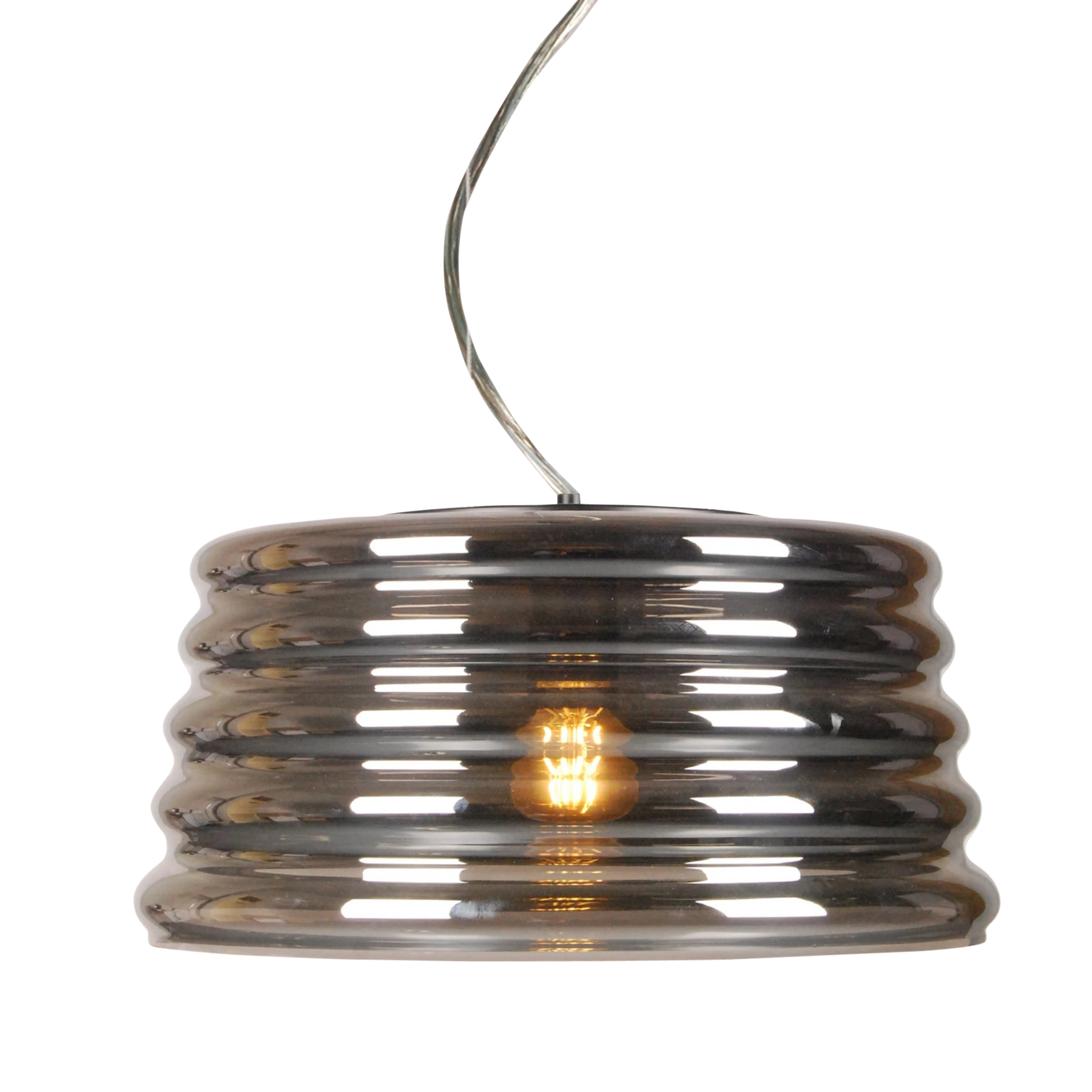SMITH&SMITH Lighting Sydney Lennox Chrome Glass Pendant Lamp 