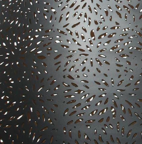 SMITH&SMITH Kova Black Perforated Teardrop Pendant Lamp. Zaffero Aquarius Black Perforated Teardrop Pendant Light