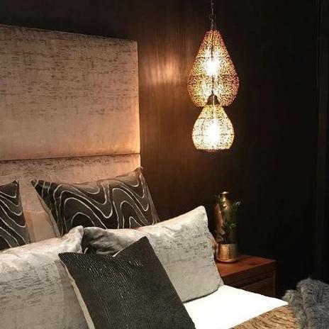 SMITH&SMITH Kova Black Perforated Teardrop Pendant Lamp. Zaffero Aquarius Black Perforated Teardrop Pendant Light insta