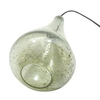 Lustre Teardrop Ceiling Pendant Pale Green