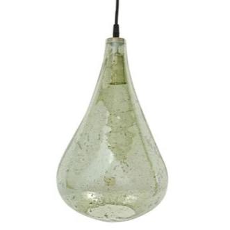 Lustre Teardrop Ceiling Pendant Pale Green