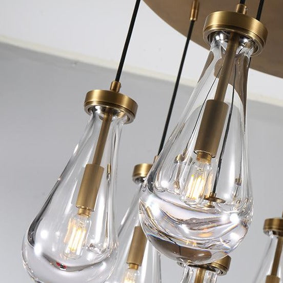SMITH&SMITH May Teardrop pendant lamp cluster