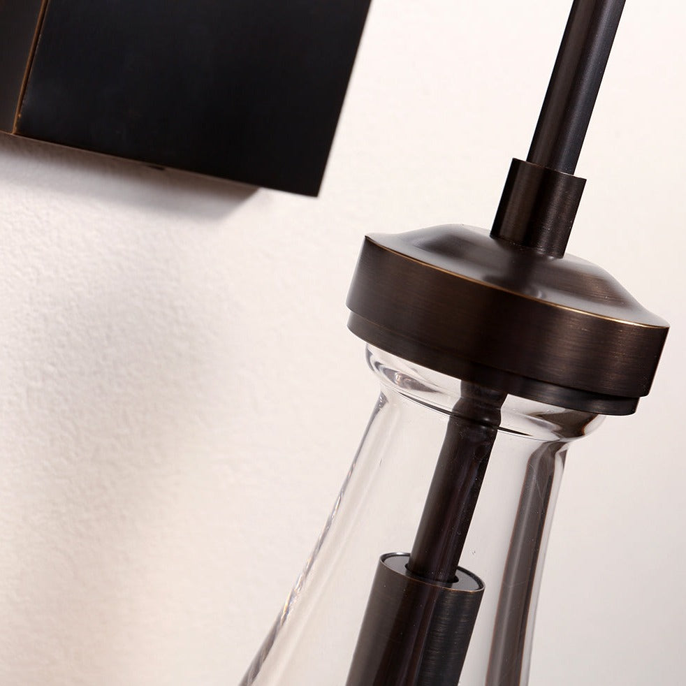 May Glass Teardrop Wall Lamp