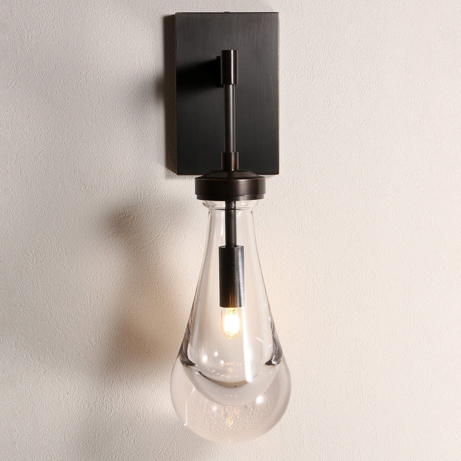 May Glass Teardrop Wall Lamp