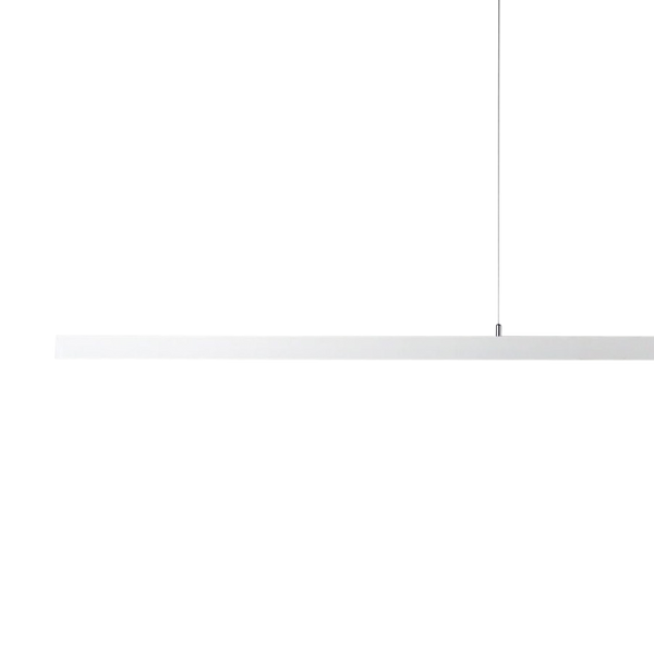 SMITH&SMITH Nullarbor LED Linear Matte-White Slimline Pendant Lamp - 2400mm